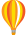 オレンジの気球