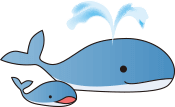 クジラの親子